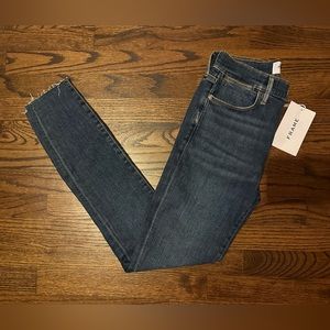 FRAME Le Skinny Raw Edge